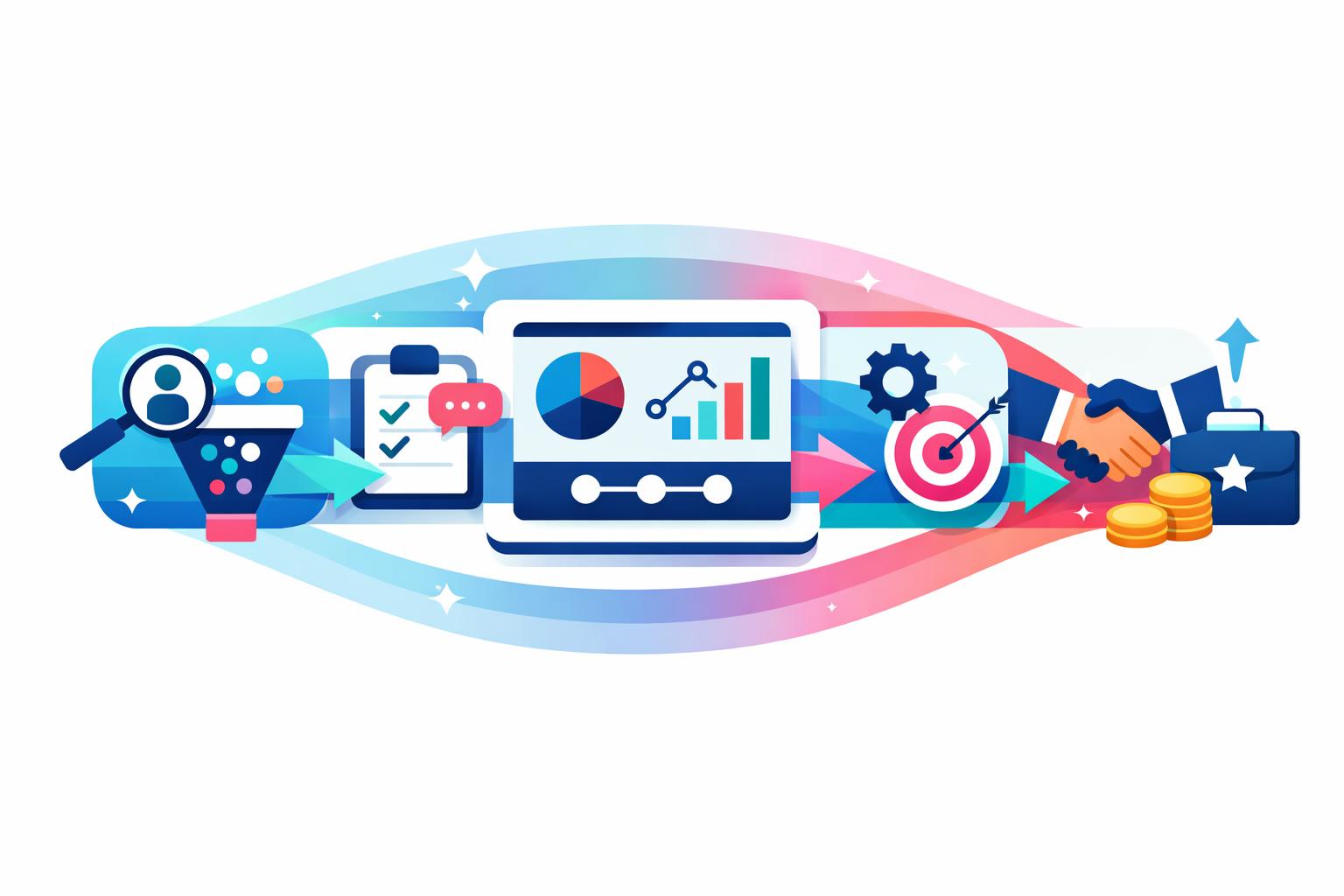 Salgspipeline i CRM der giver forudsigelig B2B vækst