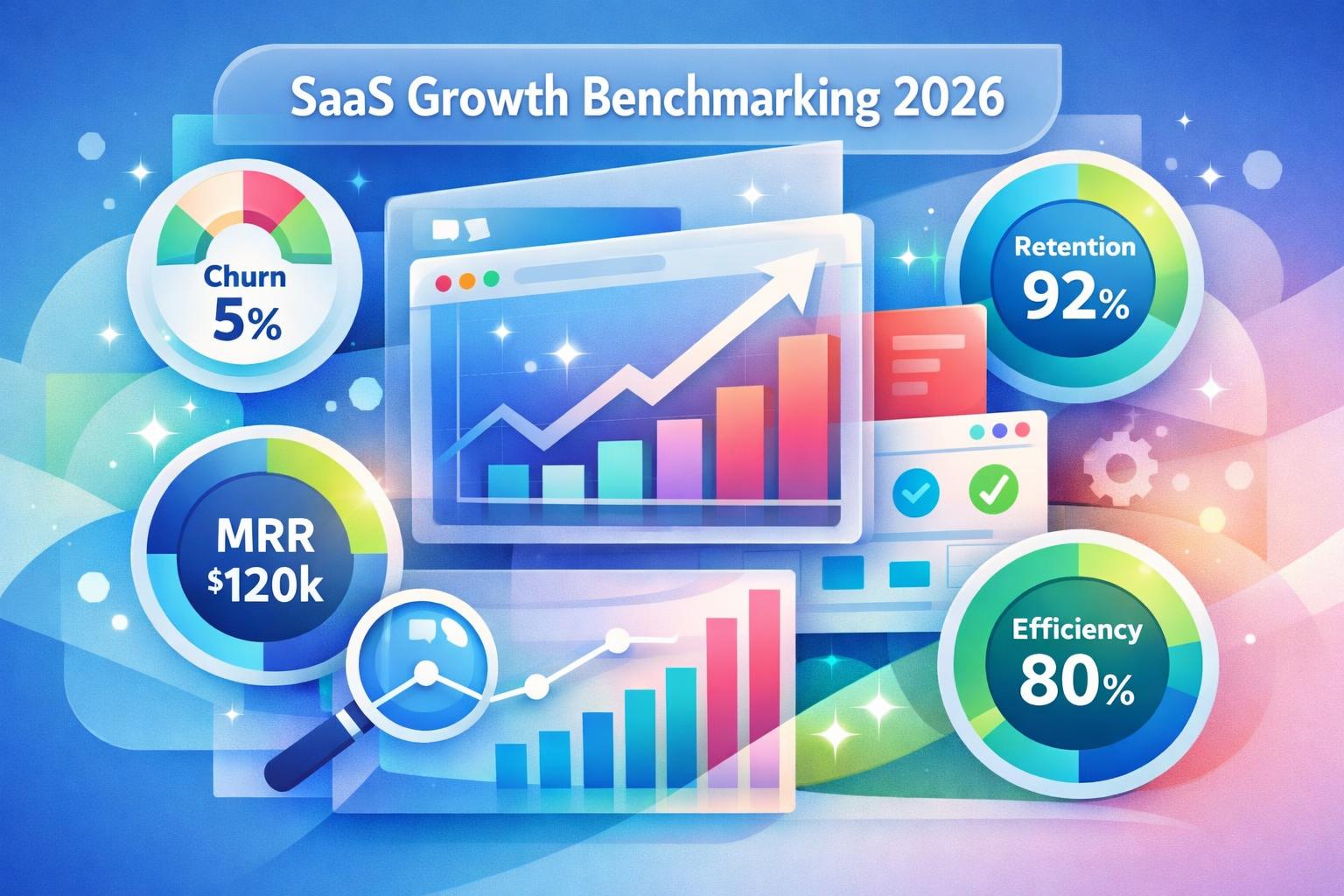SaaS metrics benchmarks 2026