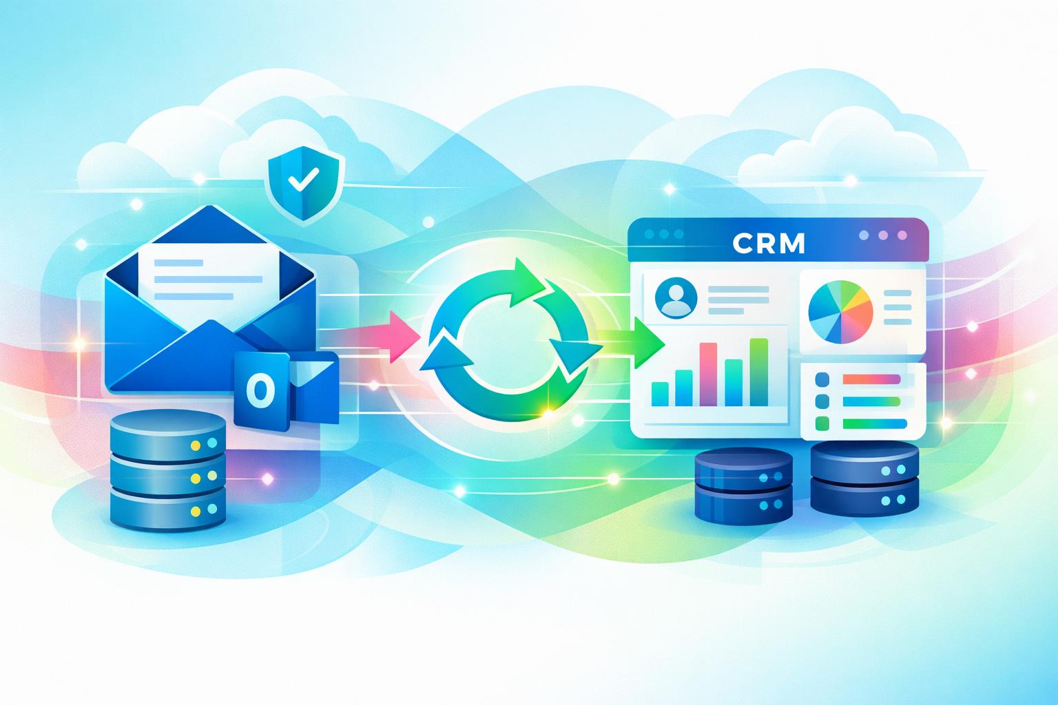 how to sync email with CRM automatically
