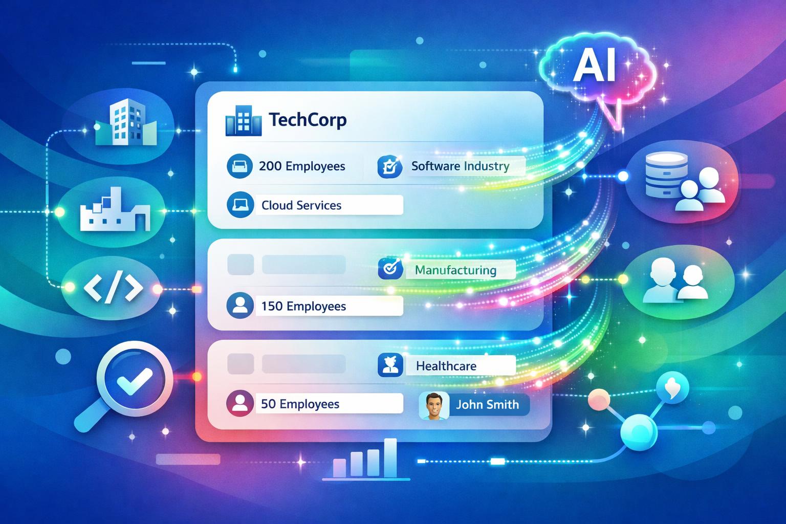 how to use AI to enrich company data