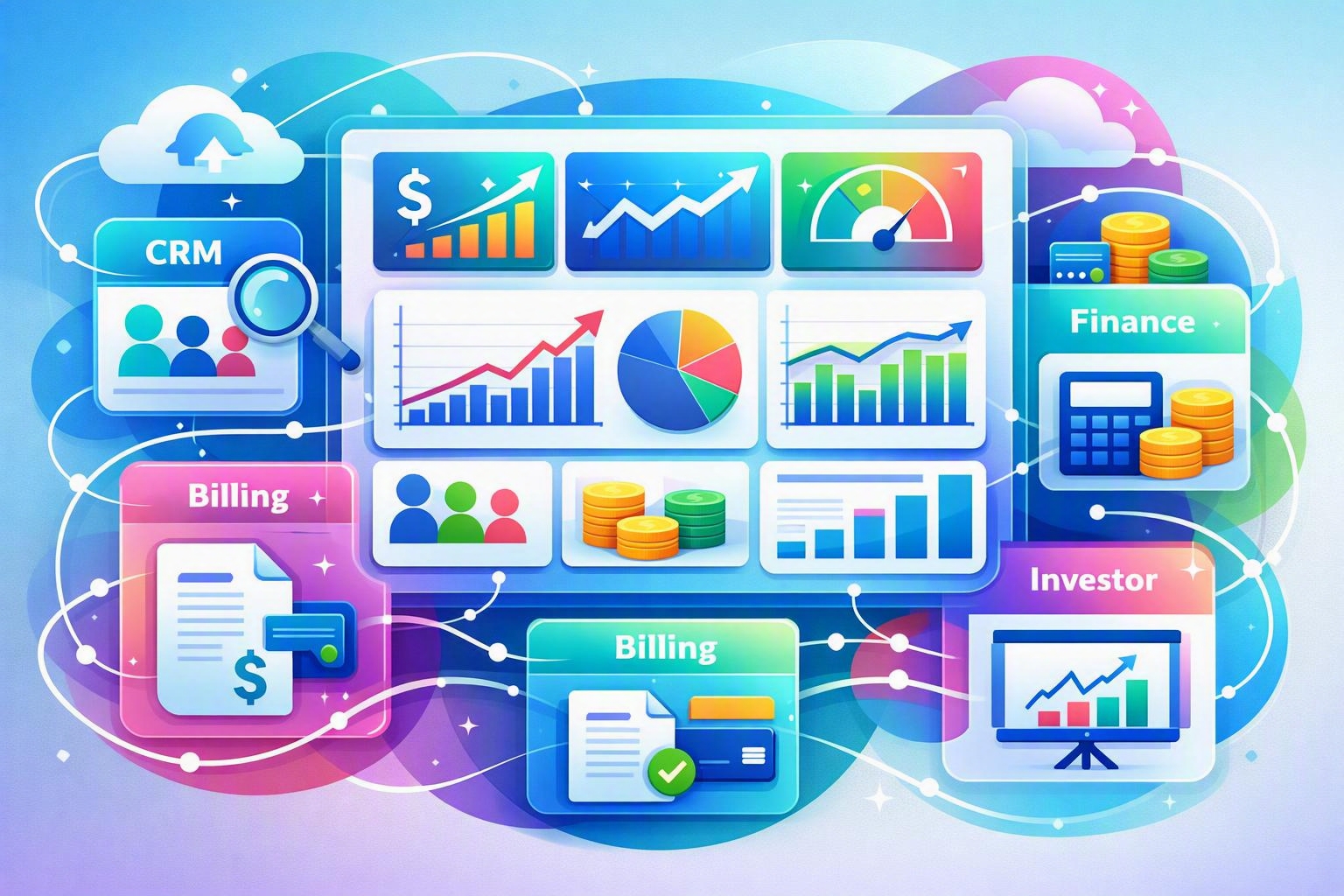 how to create a SaaS investor dashboard