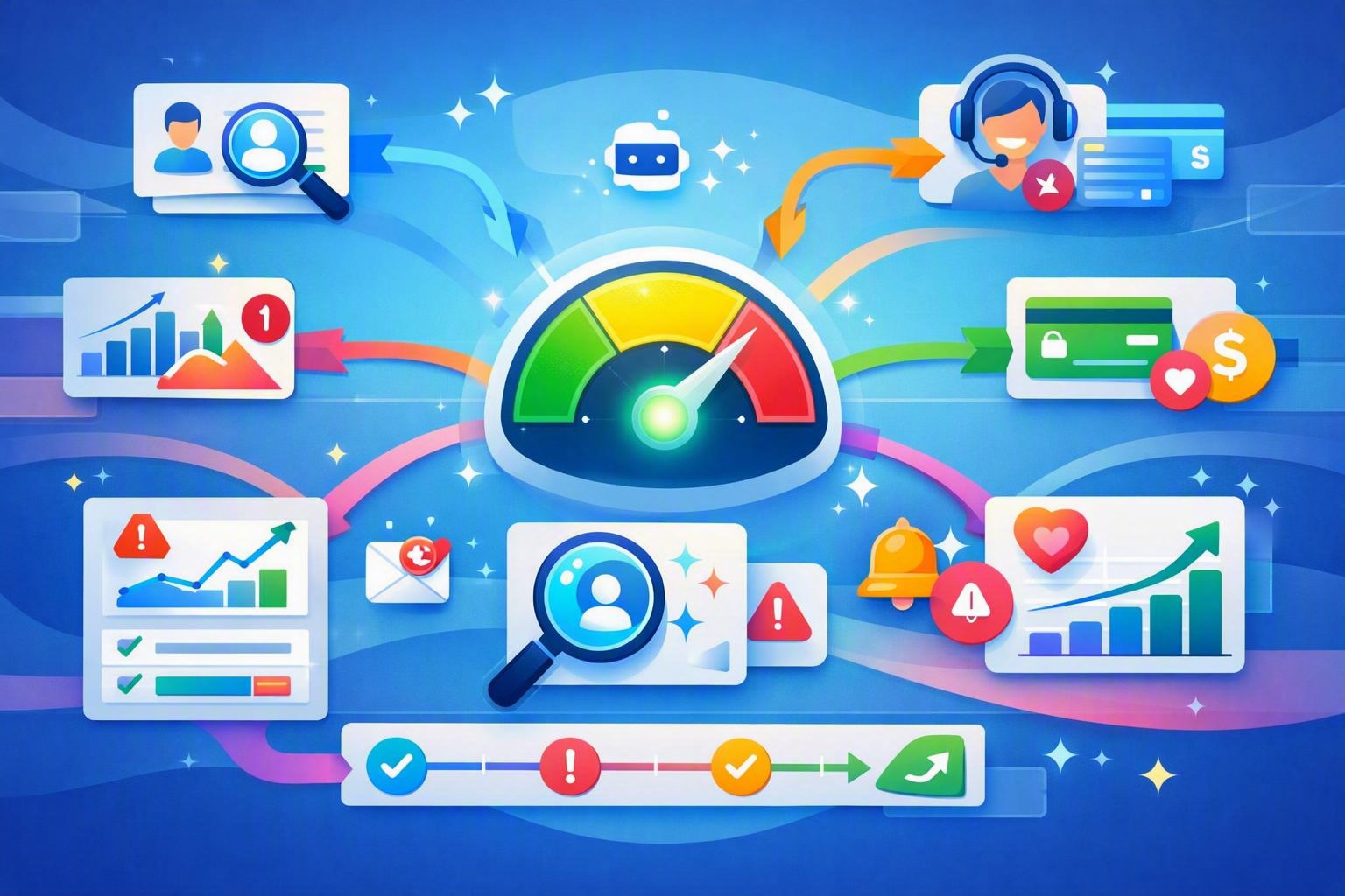 Customer success program med CRM-data der sænker churn